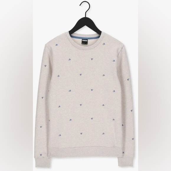 KULTIVATE Sweater Sw Triangle Light Gray XL - Picture 3 of 11